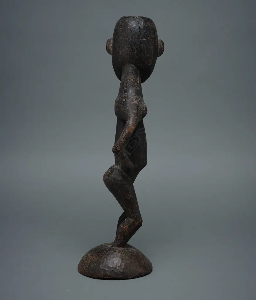 Sepik River wooden male figure, Image 1++